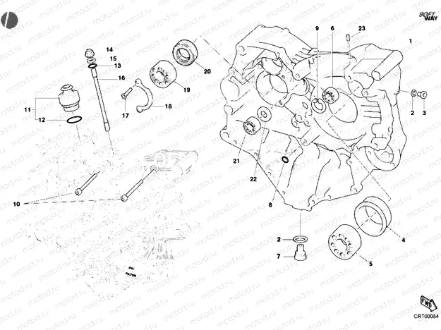 CRANKCASE » ENGINE CASE
