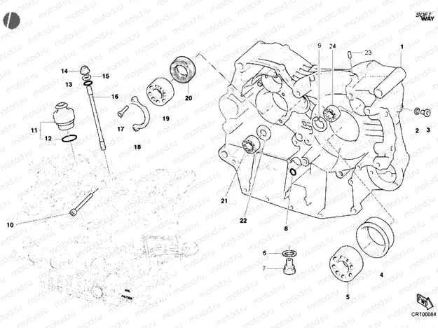 CRANKCASE » ENGINE CASE