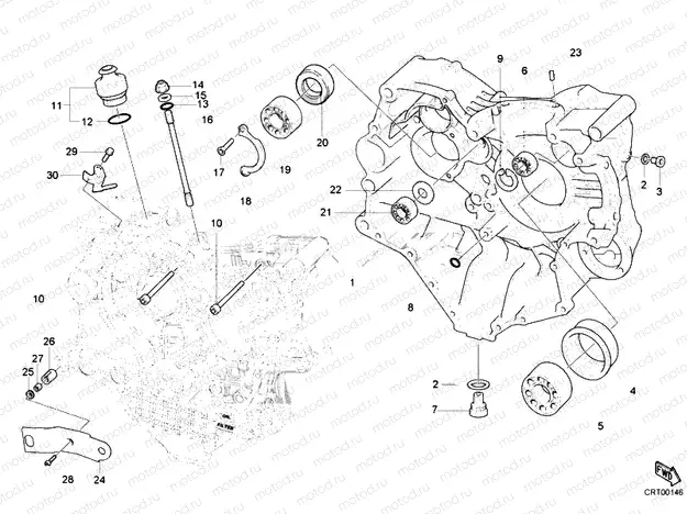 CRANKCASE » ENGINE CASE