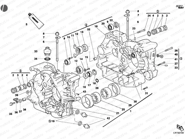 CRANKCASE » ENGINE CASE
