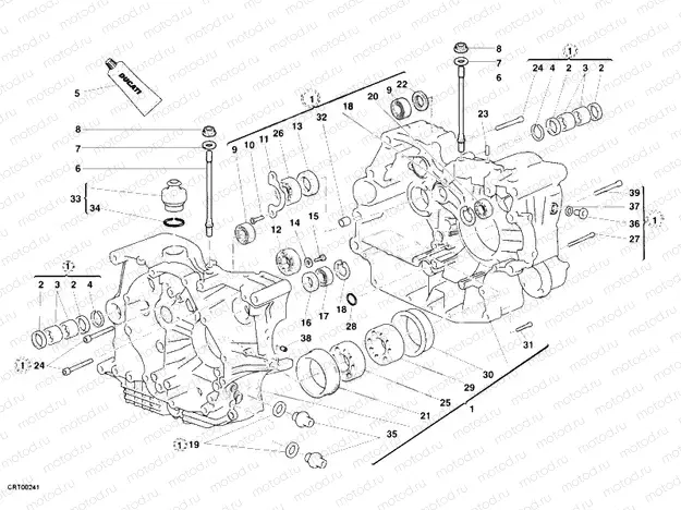 CRANKCASE » ENGINE CASE