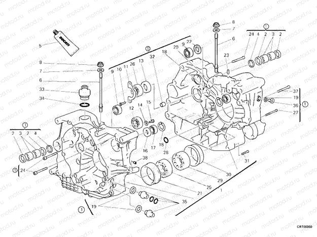 CRANKCASE » ENGINE CASE