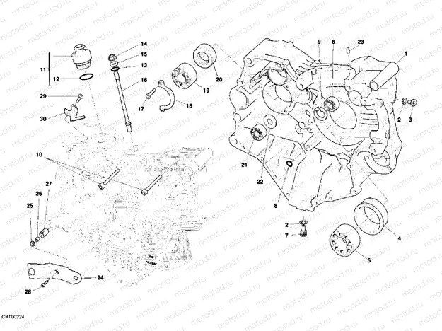 CRANKCASE » ENGINE CASE