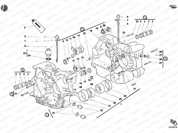 CRANKCASE » ENGINE CASE