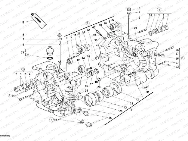 CRANKCASE » ENGINE CASE