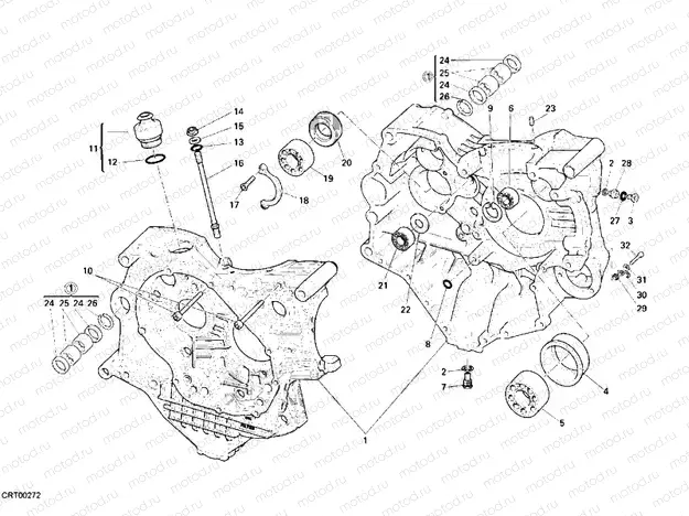 CRANKCASE » ENGINE CASE