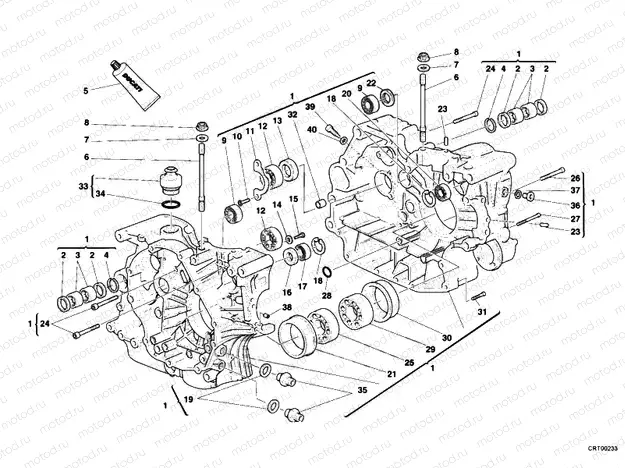 CRANKCASE » ENGINE CASE