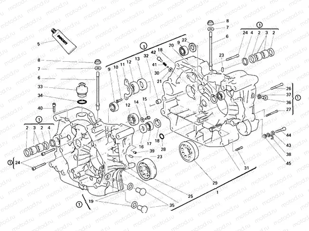 CRANKCASE » ENGINE CASE