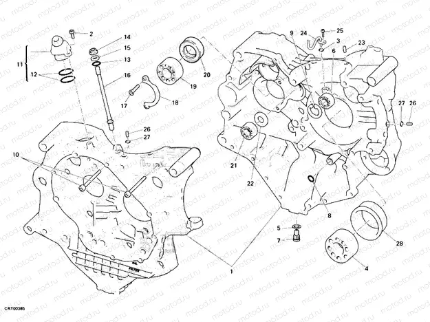 CRANKCASE » ENGINE CASE
