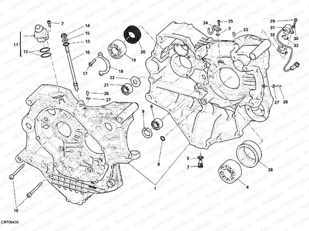 CRANKCASE » ENGINE CASE