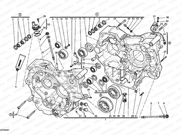 CRANKCASE » ENGINE CASE