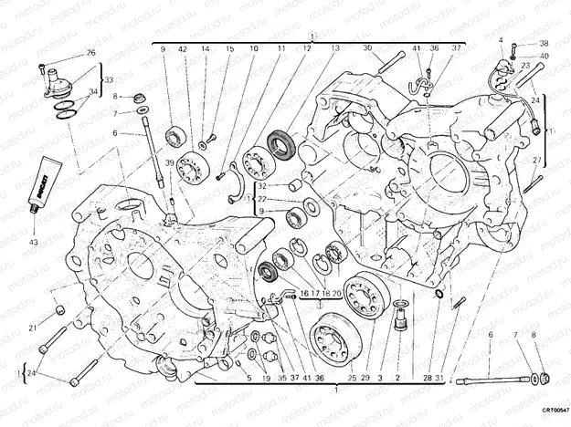CRANKCASE » ENGINE CASE