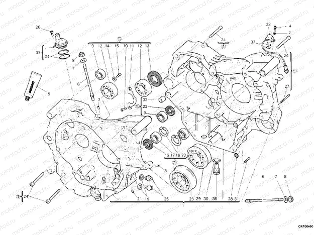 CRANKCASE » ENGINE CASE
