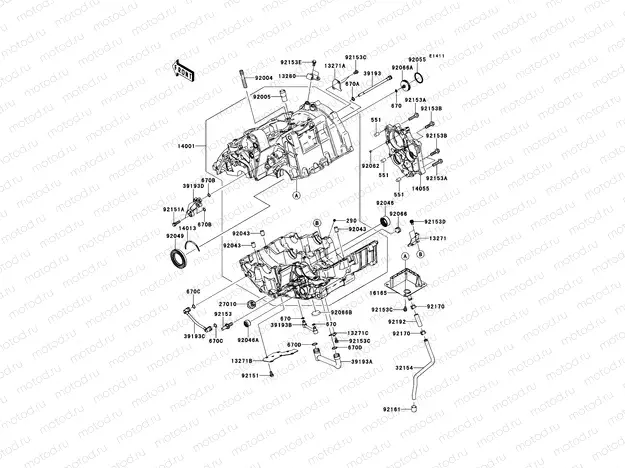 Crankcase(-ER650AE057323)