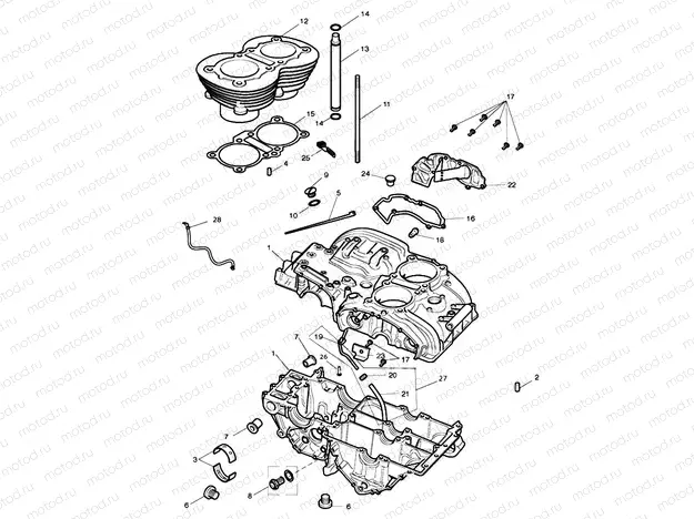 Crankcase & Fittings