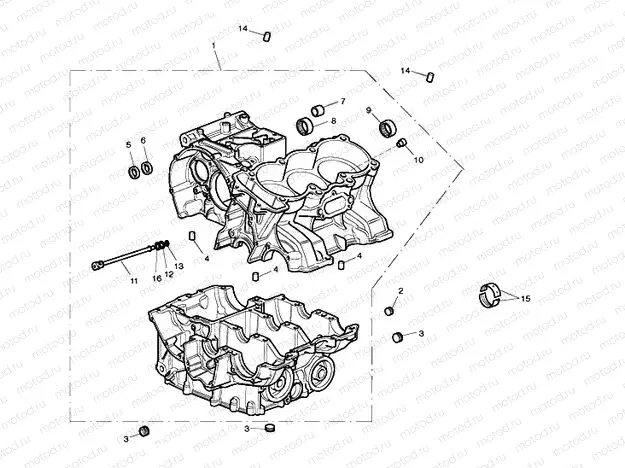 Crankcase & Fittings