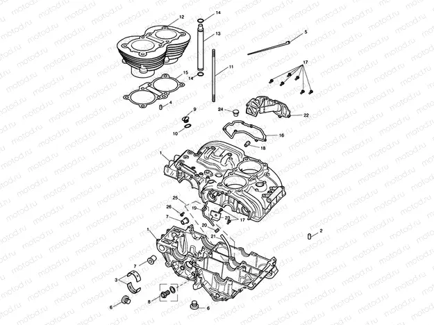 Crankcase & Fittings