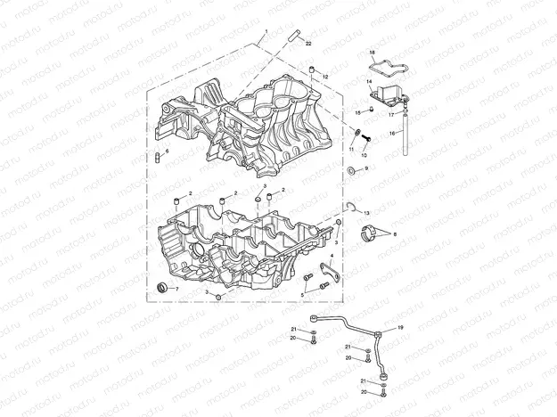 Crankcase & Fittings