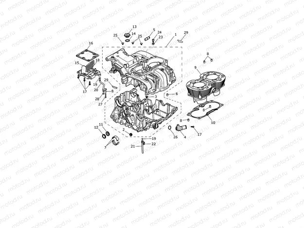 Crankcase & Fittings