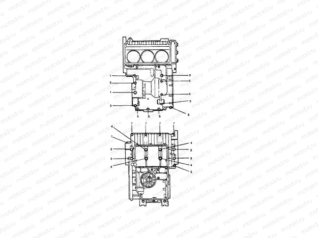 Crankcase Fixings 3 Cylinder 9873 »