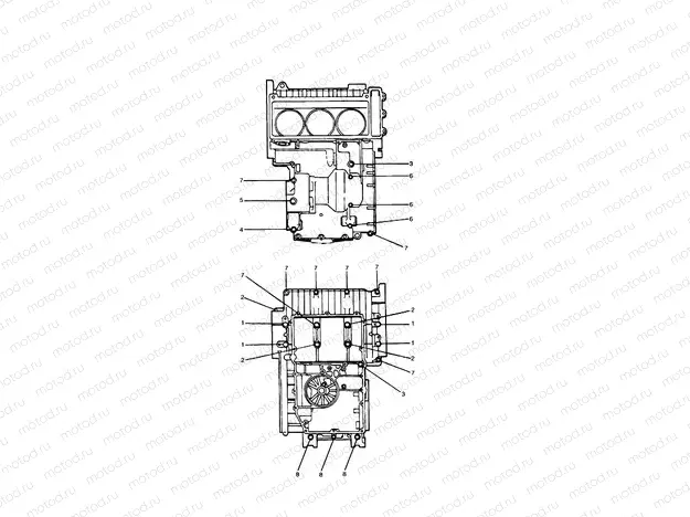 Crankcase Fixings - Daytona 900 3 Cylinder » 9872