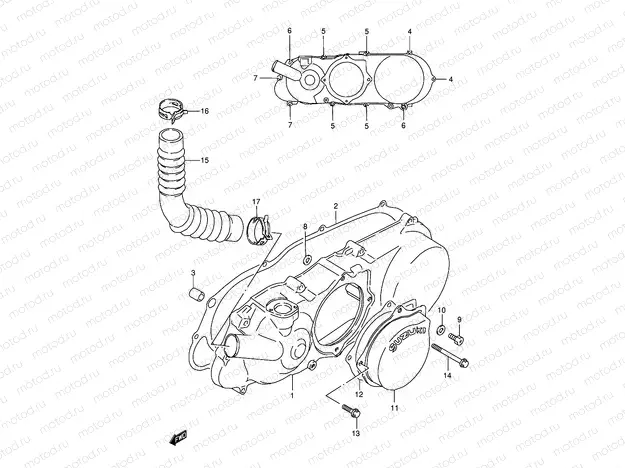 CRANKCASE LEFT COVER