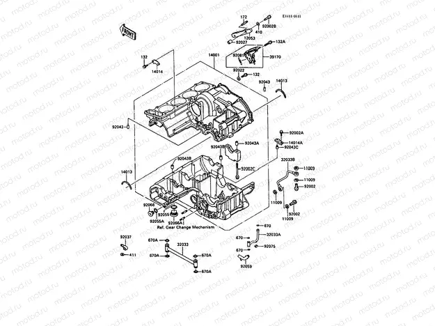Crankcase(-ZXT00A-020487)