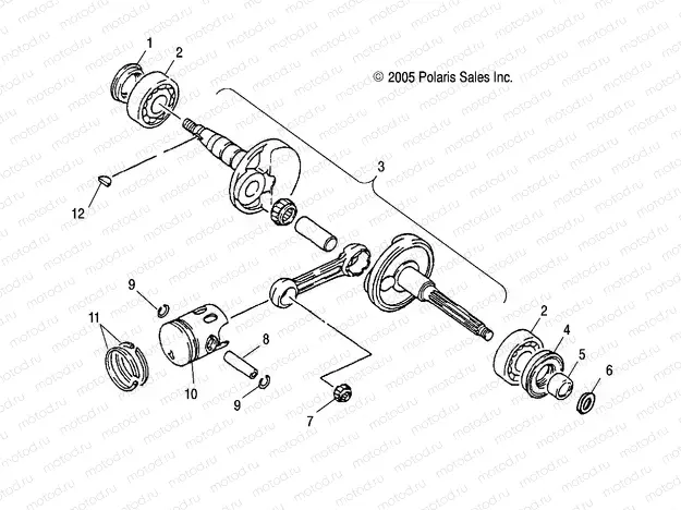 CRANKSHAFT - A01EA05CA (4999202399920239A04) | CRANKSHAFT - A01EA05CA (4999202399920239A04)