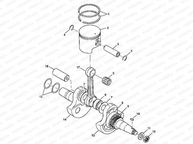CRANKSHAFT and PISTON - A99CC28CA (4949484948d001) | CRANKSHAFT and PISTON - A99CC28CA (4949484948d001)