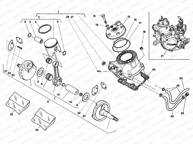 CRANKSHAFT - CYLINDER