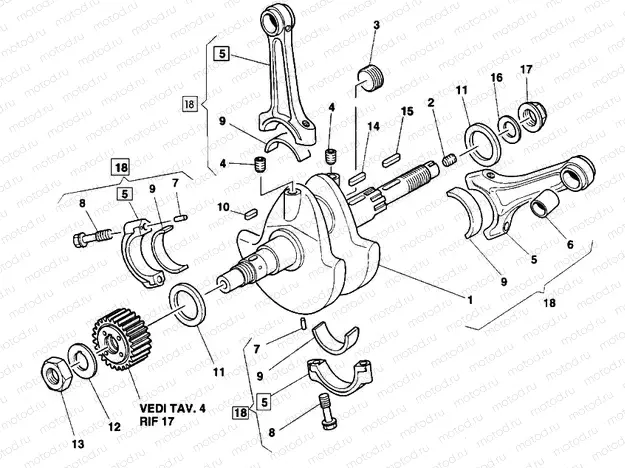 CRANKSHAFT » ENGINE CASE