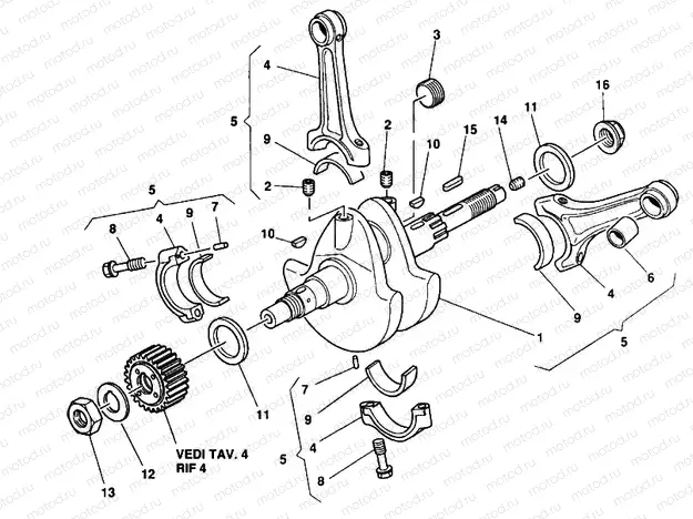 CRANKSHAFT » ENGINE CASE