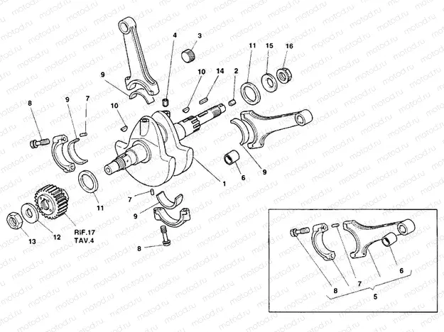 CRANKSHAFT » ENGINE CASE