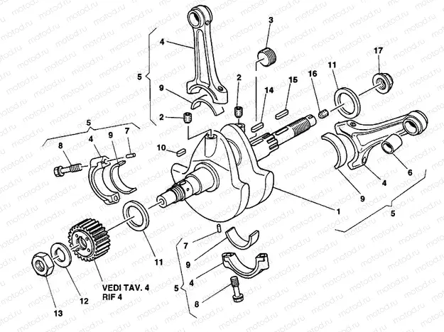 CRANKSHAFT » ENGINE CASE