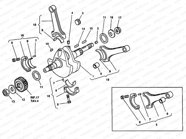 CRANKSHAFT » ENGINE CASE
