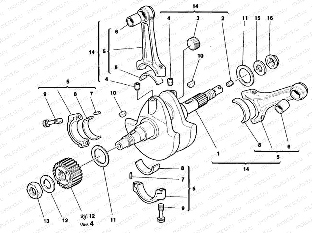 CRANKSHAFT » ENGINE CASE
