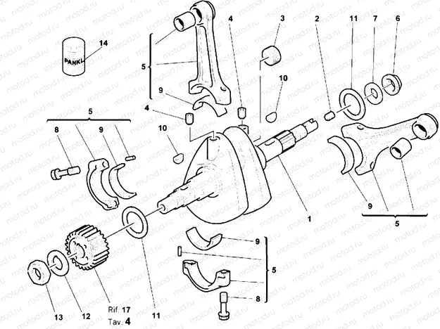 CRANKSHAFT » ENGINE CASE