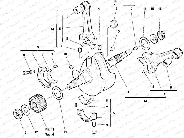 CRANKSHAFT » ENGINE CASE