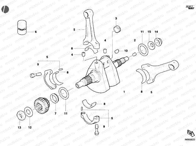 CRANKSHAFT » ENGINE CASE
