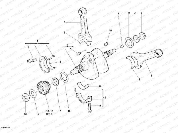 CRANKSHAFT » ENGINE CASE
