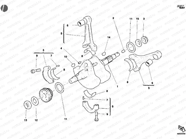CRANKSHAFT » ENGINE CASE