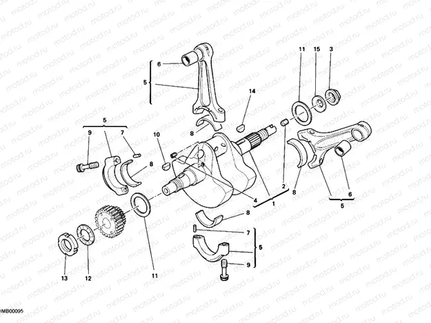 CRANKSHAFT » ENGINE CASE