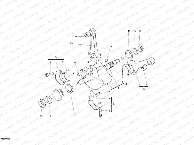 CRANKSHAFT » ENGINE CASE
