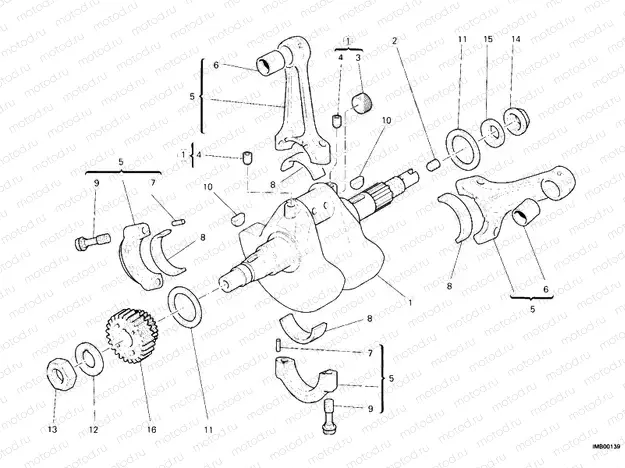 CRANKSHAFT » ENGINE CASE
