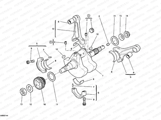 CRANKSHAFT » ENGINE CASE