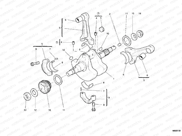 CRANKSHAFT » ENGINE CASE
