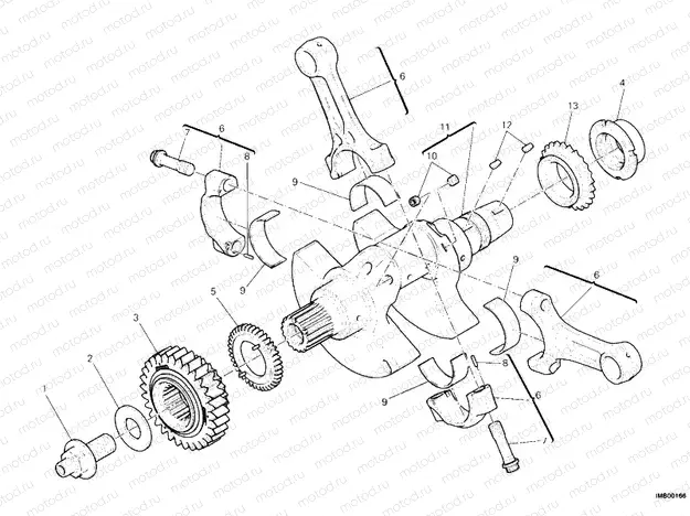 CRANKSHAFT » ENGINE CASE