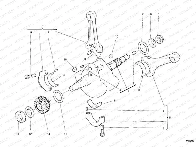 CRANKSHAFT » ENGINE CASE