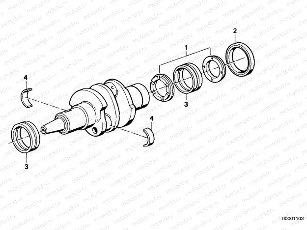 Crankshaft mounting