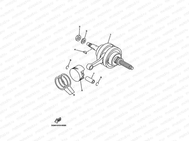 CRANKSHAFT & PISTON